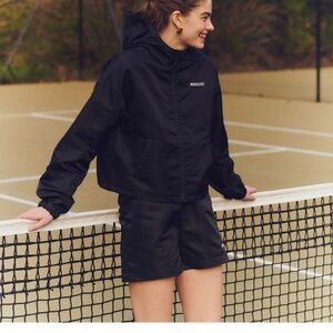 Sporty and Rich Good Health Nylon Black Shorts